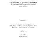 خرید و دانلود نسخه کامل کتاب Arrival times in quantum mechanics