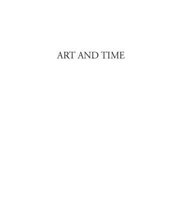 خرید و دانلود نسخه کامل کتاب Art and time