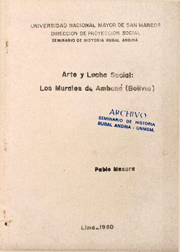 خرید و دانلود نسخه کامل کتاب Arte y lucha social: los murales de Ambaná (Bolivia)_68d3eb134c4cd.jpeg خرید و دانلود نسخه کامل کتاب Arte y lucha social: los murales de Ambaná (Bolivia)