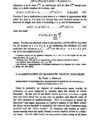 خرید و دانلود نسخه کامل کتاب [Article] A Classification of Quadratic Vector Functions
