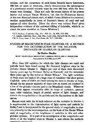 خرید و دانلود نسخه کامل کتاب [Article] Studies of Magnitude in Star Clusters VII. A Method for the Determination of the Relative Distances
