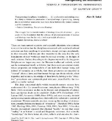 خرید و دانلود نسخه کامل کتاب [Article] Transgressing the Boundaries: Toward a Transformative Hermeneutics of Quantum Gravity