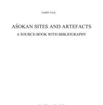 خرید و دانلود نسخه کامل کتاب Aśokan Sites and Artefacts