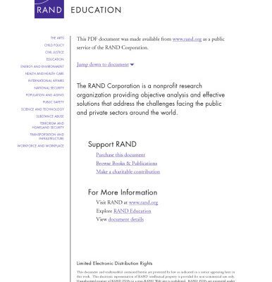 خرید و دانلود نسخه کامل کتاب Assessing the Validity of the Qualistar Early Learning Quality Rating and Improvement System as a Tool for Improving Child-Care Quality