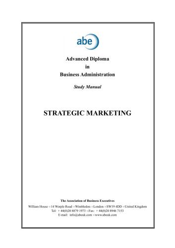 خرید و دانلود نسخه کامل کتاب Assosiation of Business Execution (ABE). Strategic marketing_68d61cc904e67.jpeg خرید و دانلود نسخه کامل کتاب Assosiation of Business Execution (ABE). Strategic marketing