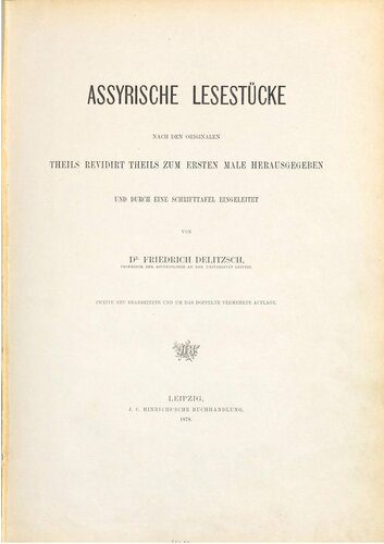 خرید و دانلود نسخه کامل کتاب Assyrische Lesestücke nach den Originalen teils revidiert teils zum ersten Mal herausgegeben_68c47fd172f38.jpeg خرید و دانلود نسخه کامل کتاب Assyrische Lesestücke nach den Originalen teils revidiert teils zum ersten Mal herausgegeben