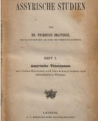 خرید و دانلود نسخه کامل کتاب Assyrische Tiernamen mit vielen Exkursen und einem assyrischen und akkadischen Glossar