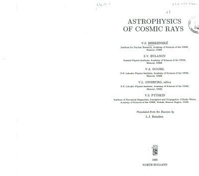 خرید و دانلود نسخه کامل کتاب Astrophysics of Cosmic Rays