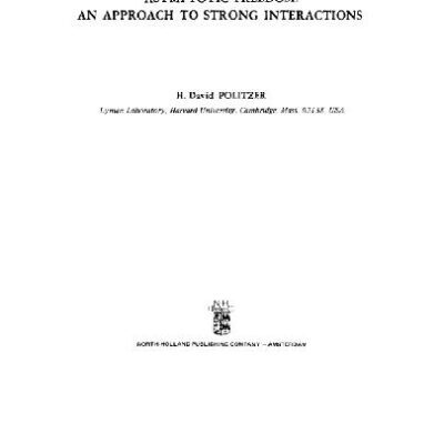 خرید و دانلود نسخه کامل کتاب Asymptotic freedom: an approach to strong interactions