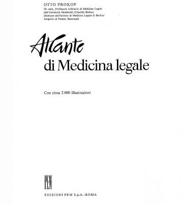 خرید و دانلود نسخه کامل کتاب Atlante di Medicina legale