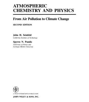 خرید و دانلود نسخه کامل کتاب Atmospheric chemistry and physics: from air pollution to climate change