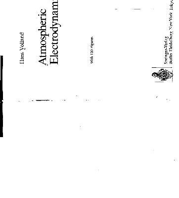 خرید و دانلود نسخه کامل کتاب Atmospheric Electrodynamics