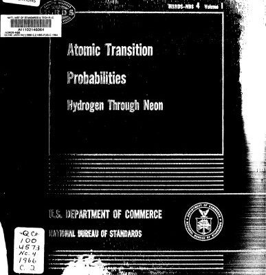 خرید و دانلود نسخه کامل کتاب Atomic Transition Probabilities – Volume I: Hydrogen Through Neon