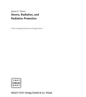 خرید و دانلود نسخه کامل کتاب Atoms, Radiation and Radiation Protection