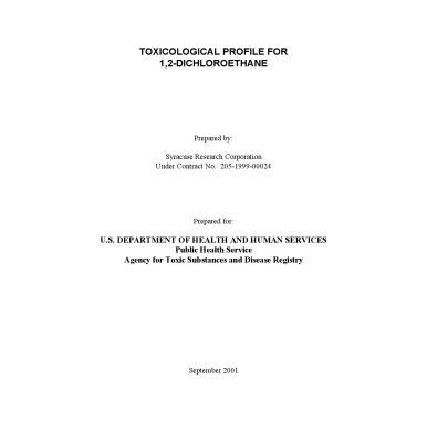 خرید و دانلود نسخه کامل کتاب ATSDR Toxicological Profiles