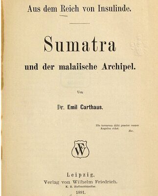 خرید و دانلود نسخه کامل کتاب Aus dem Reich von Insulinde. Sumatra und der Malaiische rchipel