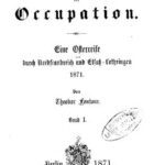 خرید و دانلود نسخه کامل کتاب Aus den Tagen der Okkupation. Eine Osterreise durch Nordfrankreich und Elsaß-Lothringen 1871