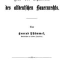 خرید و دانلود نسخه کامل کتاب Aus der Symbolik des altdeutschen Bauernrechts