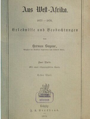 خرید و دانلود نسخه کامل کتاب Aus Westafrika 1873 – 1876 : Erlebnisse und Beobachtungen