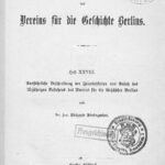 خرید و دانلود نسخه کامل کتاب Ausfürhliche Beschreibung der Feierlichkeiten aus Anlaß des 25jährigen des Vereins für die Geschichte Berlins