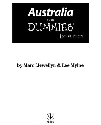 خرید و دانلود نسخه کامل کتاب Australia For Dummies