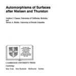 خرید و دانلود نسخه کامل کتاب Automorphisms of Surfaces after Nielsen and Thurston