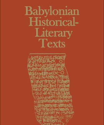 خرید و دانلود نسخه کامل کتاب Babylonian Historical-Literary Texts