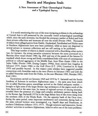 خرید و دانلود نسخه کامل کتاب Bactria and Margiana Seals. A New Assessment of Their Chronological Position and a Typological Survey