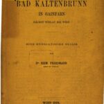خرید و دانلود نسخه کامل کتاب Bad Kaltenbrunn in Gainfarn nächst Vöslau bei Wien