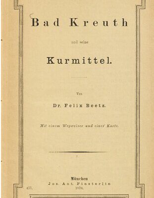 خرید و دانلود نسخه کامل کتاب Bad Kreuth und seine Kurmittel
