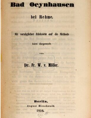 خرید و دانلود نسخه کامل کتاب Bad Oeynhausen bei Rehme. Mit vorzüglicher Rücksicht auf die Methode dargestellt