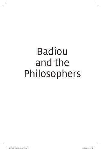 خرید و دانلود نسخه کامل کتاب Badiou and the Philosophers: Interrogating 1960s French Philosophy_68c6ef86ae751.jpeg خرید و دانلود نسخه کامل کتاب Badiou and the Philosophers: Interrogating 1960s French Philosophy
