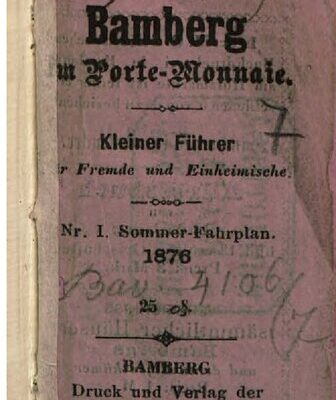 خرید و دانلود نسخه کامل کتاب Bamberg im Porte-Monnaie [Portemonnaie] : Kleiner Führer für Fremde und Einheimische