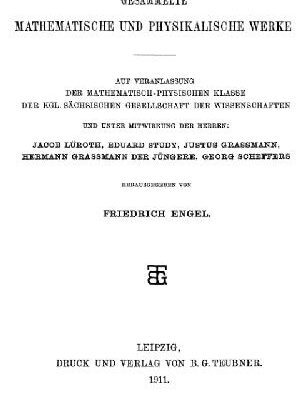 خرید و دانلود نسخه کامل کتاب Band 3, Teil 2. Gesammelte mathematische und physikalische Werke (1911)