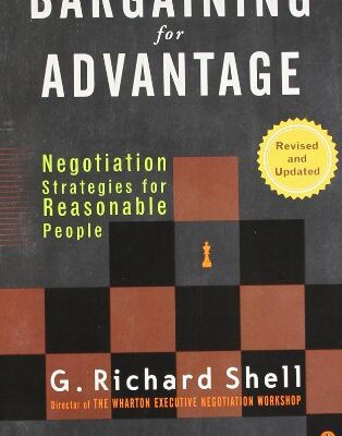 خرید و دانلود نسخه کامل کتاب Bargaining for Advantage: Negotiation Strategies for Reasonable People –  +  Pdf