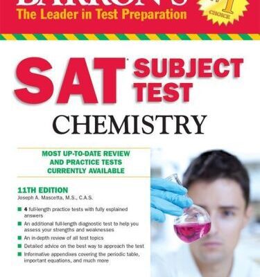خرید و دانلود نسخه کامل کتاب Barron’s SAT Subject Test Chemistry, 11th Edition