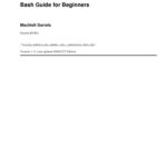 خرید و دانلود نسخه کامل کتاب BASH Guide for Beginners