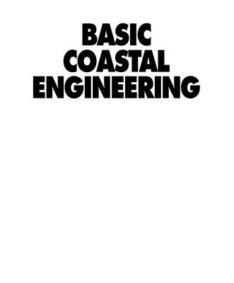 خرید و دانلود نسخه کامل کتاب Basic Coastal Engineering