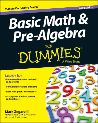 خرید و دانلود نسخه کامل کتاب Basic Math and Pre-Algebra For Dummies