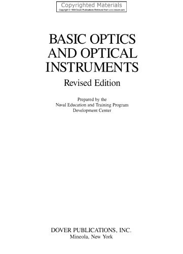 خرید و دانلود نسخه کامل کتاب Basic Optics and Optical Instruments: Revised Edition_68be9524746a4.jpeg خرید و دانلود نسخه کامل کتاب Basic Optics and Optical Instruments: Revised Edition