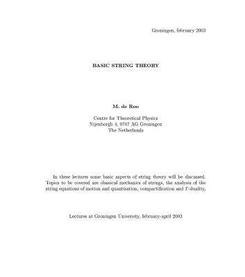 خرید و دانلود نسخه کامل کتاب Basic String Theory
