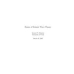 خرید و دانلود نسخه کامل کتاب Basics of Seismic Wave Theory