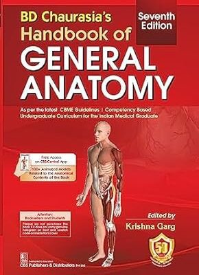 خرید و دانلود نسخه کامل کتاب BD Chaurasia’s Handbook of General Anatomy