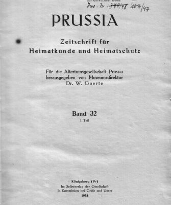 خرید و دانلود نسخه کامل کتاب Beiträge zur Sinnbildforschung. Prussia. Bd. 32. 1938, H. 1