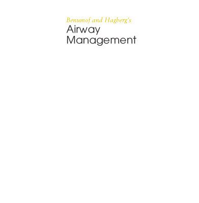 خرید و دانلود نسخه کامل کتاب Benumof and Hagberg’s Airway Management