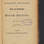 خرید و دانلود نسخه کامل کتاب Berichte namhafter Reisender über Natur und Beschaffenheit von Deutsch-Ostafrika