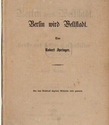 خرید و دانلود نسخه کامل کتاب Berlin wird Weltstadt