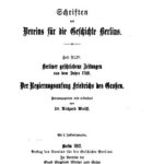 خرید و دانلود نسخه کامل کتاب Berliner geschriebene Zeitungen aus dem Jahre 1740. Der Regierungsanfang Friedrichs des Großen