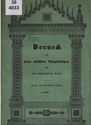 خرید و دانلود نسخه کامل کتاب Berneck und seine nächsten Umgebungen