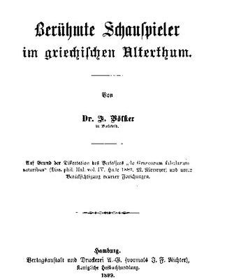 خرید و دانلود نسخه کامل کتاب Berühmte Schauspieler im griechischen Altertum